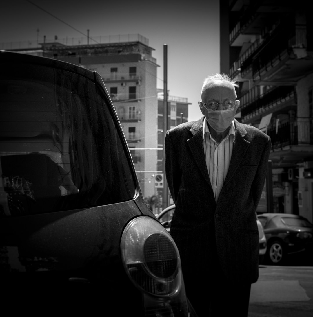 Senior male driving instructor professional portrait